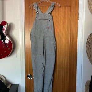 Carhartt engineer stripe overalls